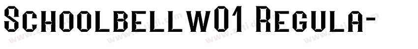 Schoolbellw01 Regula字体转换